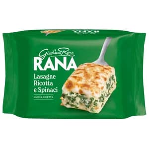 RANA Lasaña de ricotta y espinacas, lista para calentar y comer 350 g.
