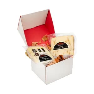 VEGA SOTUELAMOS Estuche de 2 quesos puros de oveja cuña de trufa y boletus 400 g.