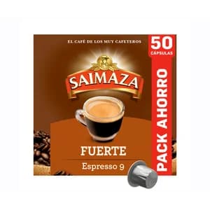 SAIMAZA Café cápsulas fuerte 50 uds. 260 gr.