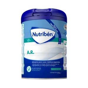NUTRIBÉN Leche (1) de inicio anti-regurgitación, para lactantes a partir del primer día NUTRIBÉN A.R. 800 g.