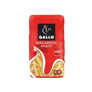 GALLO Pasta macarrón rayado 450 g.