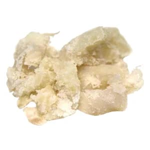 Bacalao salado desmigado.