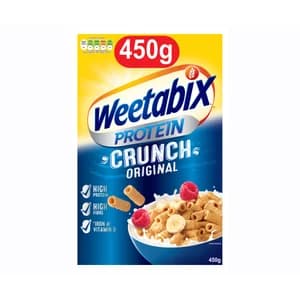 WEETABIX Cereales protein crunch original 450 g.
