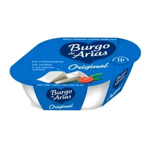 BURGO DE ARIAS Queso fresco BURGO DE ARIAS tarrina de 72 g. pack de 4 uds.