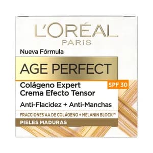 L´ORÉAL PARIS Crema anti-flacidez y anti-manchas con FPS 30, para pieles maduras L ÓRÉAL PARIS Age perfect 50 ml.