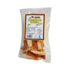 Torreznos de cerdo, elaborados sin gluten ROGUSA 300 g.