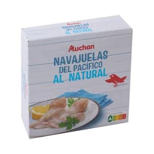 PRODUCTO ALCAMPO Navajuelas al natural del pacífico 63 g.