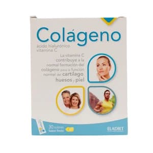 ELADIET Complemento alimentcio a base de colágeno, vitamina C y ácido hialurónico ELADIET 30 uds.
