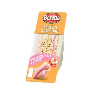 FRATELLI BERETTA Sándwich de jamón cocido y mayonesa sin gluten 150 g.