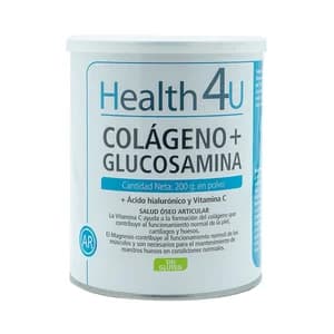 HEALTH 4 U Colágeno hidrolizado en polvo + Glucosamina 200 g.