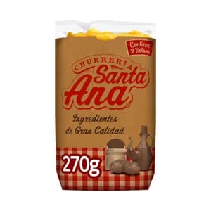 SANTA ANA Patatas fritas artesanas SANTA ANA bolsa de 2 uds x 135 g.