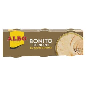 ALBO Bonito del Norte en aceite de oliva pack 3 uds. x 67 g.