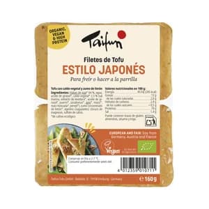 TAIFUN Filetes de Tofu ecológico estilo japonés, ideales para freir o parrilla 160 g.