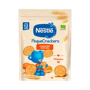 NESTLÉ Galletas infantiles ecológicas con zanahoria, a partir de 12 meses 100 g.