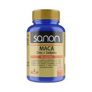 SANON Maca + zinc + selenio (complemento nutricional) 180 comprimidos.