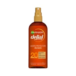 DELIAL Aceite solar bronceador en spray con factor de protección 20 (medio) 150 ml.