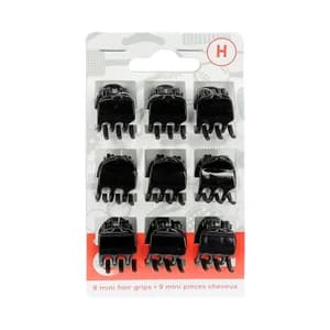 COSMIA Pinza de tamaño pequeño para cabello COSMIA 9 uds.