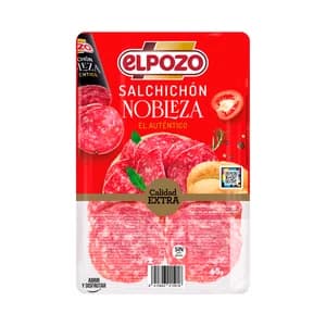 EL POZO Nobleza Salchichón calidad extra cortado en finas lonchas 65 g.