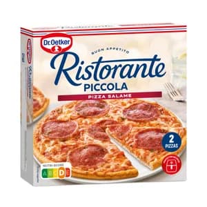 DR. OETKER Ristorante piccola Pizza de salami con base fina 282 g.