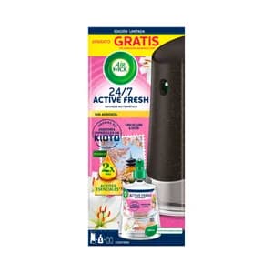 AIR WICK Active fresh Difusor automático + recambio con aroma de jardines imperiales de Kioto 228 ml.