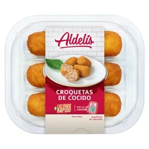 ALDELÍS Croquetas de cocido prefritas ALDELÍS 6 uds.