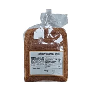 Pan de molde integral 360 g.