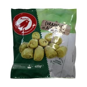 AUCHAN Corazones de alcachofas seleccionados 400 g. Producto Alcampo