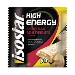 ISOSTAR Barritas energéticas de multifrutas ISOSTAR High Energy, 3 uds x 150 g.