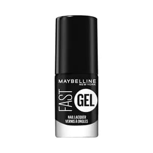 MAYBELLINE Fast gel tono 17 Black Esmalte de uñas de secado rápido efecto gel.
