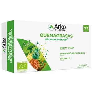 ARKOPHARMA Complemento alimenticio en ampollas con té verde, abedul y fucus 20 uds.