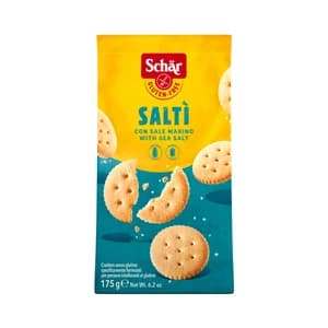 SCHÄR Galletas saladas sin gluten SCHÄR 175 g.