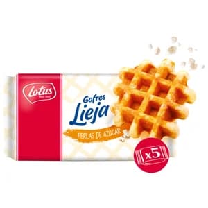 LOTUS Gofres Belgas con perlas de azúcar 250 g.