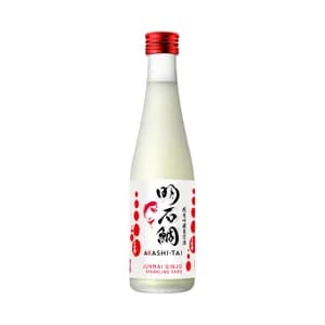 AKASHI-TAI Junmai ginjo Sake espumoso elaborado con arroz variedad Chinyonishiki botella 30 cl.