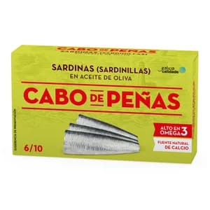 CABO DE PEÑAS Sardinillas en aceite de oliva lata de 60 g.