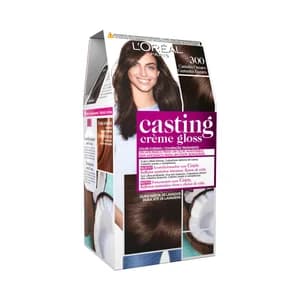 L´ORÉAL PARIS Baño de color tono 300 Castaño oscuro L"ORÉAL PARIS Casting créme gloss.