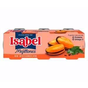 ISABEL Mejillones gallegos en escabeche 3X43g