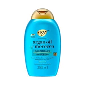 OGX Acondicionador reparador con aceite de Argán de Marruecos, para cabellos secos y dañados 385 ml.