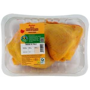 ALCAMPO CULTIVAMOS LO BUENO Cuartos traseros de pollo certificado con piel Bandeja.
