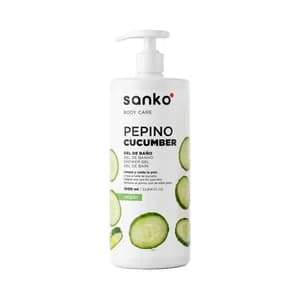 SANKO Gel de baño o ducha con extracto de pepino 1 l.