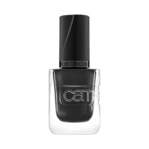 CATRICE Gel affair tono 044 Sparkle like it´s midnight, negro con purpurina plateada Esmalte de uñas de larga duración tipo gel.