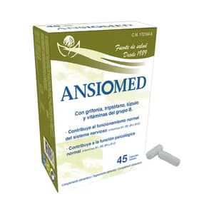 ANSIOMED Complemento alimenticio que ayuda al sistema nervioso ANSIOMED 45 uds.