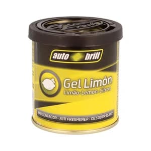 Ambientador en gel para coche en envase de lata y con olor a limón AUTOBRILL.