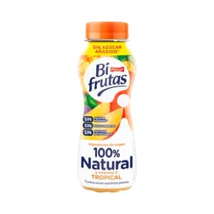 BIFRUTAS Leche con zumo de frutas tropicales 240 ml.