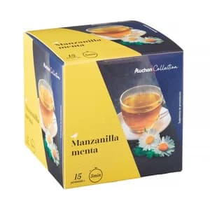 PRODUCTO ALCAMPO Manzanilla menta 15 uds. 24 g.