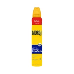 GIORGI Espuma fijadora (4) acabado extrafuerte GIORGI 250 ml.
