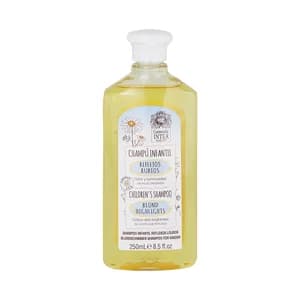 CAMOMILA INTEA Champú infantl para cabellos rubios que aporta color y luminosidad 250 ml.