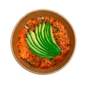 SUSHI GOURMET Tartar de salmón y aguacate con base de arroz, 250 gr.