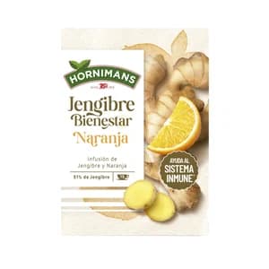HORNIMANS Bienestar Infusión de jengibre y naranja 26 g.