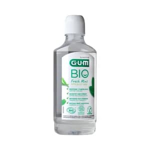 GUM Bio Enjuague bucal ecológico con aloe vera y sabor a menta suave 500 ml.