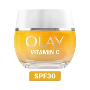 OLAY Vitamin C Crema de dái hidratante con FPS 30, para una piel más luminosa 50 ml.